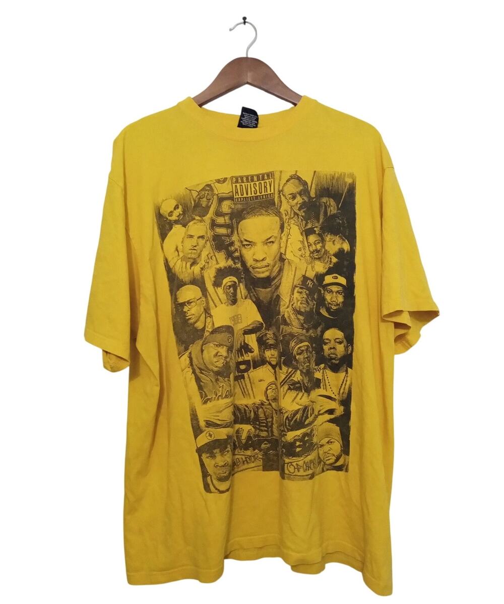 Vtg Iced Out Clothing Co Rap Legends T-Shirt Y2K Hip Hop 2Pac Biggie Tee SZ 2XL